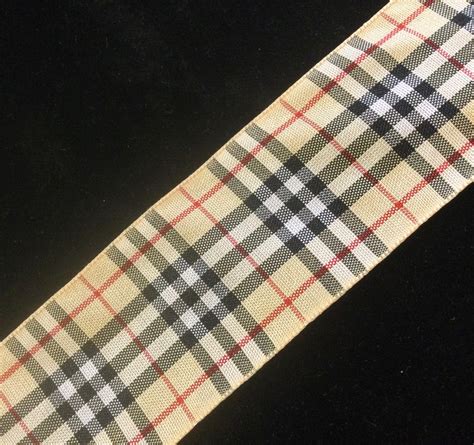 burberry plaid ribbon for sale|Burberry plaid scarf knock off.